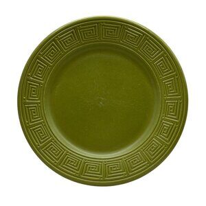 HTF Frank Lloyd Wright Green Whirling Arrow  Salad Plate H F Coors USA